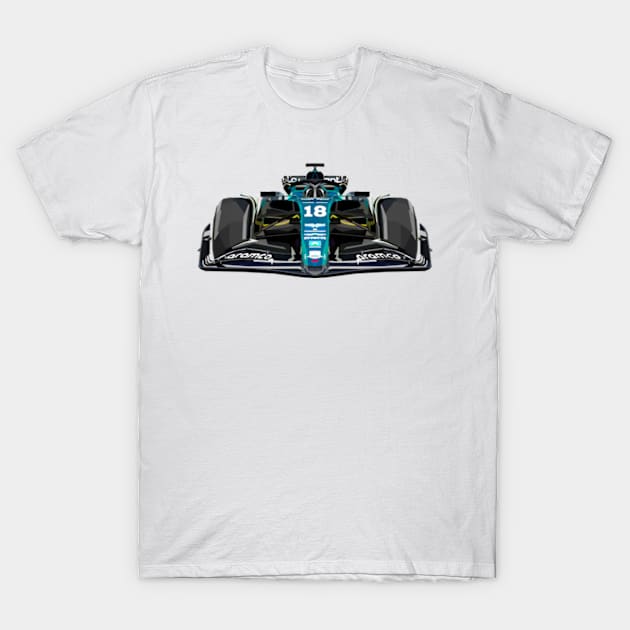 AMR23 Vector Art 18 T-Shirt by Worldengine